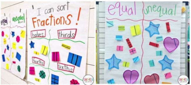 how to create a file folder fraction game 6th grade