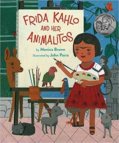 Book cover for Frida Kahlo and her Animalitos