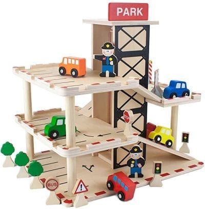 Garaje de estacionamiento de madera Imagination Generation