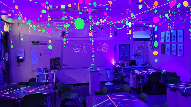 Glow day in the classroom