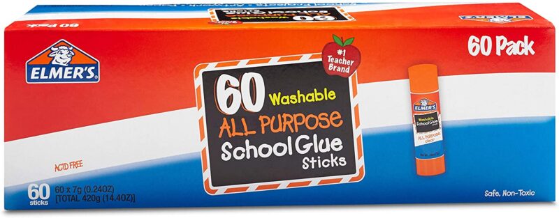 Caja de Elmer's Glow Sticks - Regalo para maestros de preescolar