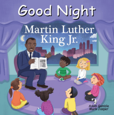Cover illustration of Good Night Martin Luther King Jr.
