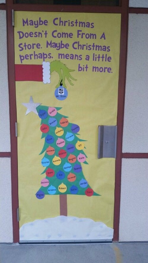 33 Amazing Classroom Doors for Winter and the Holidays