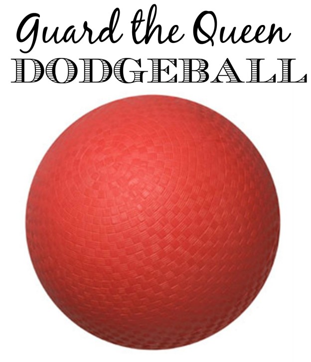 Guard the Queen dodgeball -- recess games