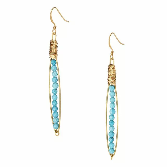 Best Gifts for Music Teachers: guitar string earrings