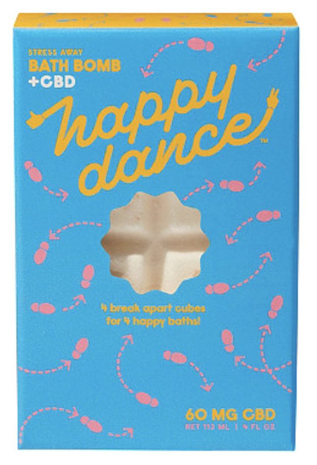 Bomba de baño Happy Dance CBD Stress Away - Regalos para maestros de jardín de infantes