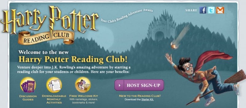 Harry Potter Reading Club