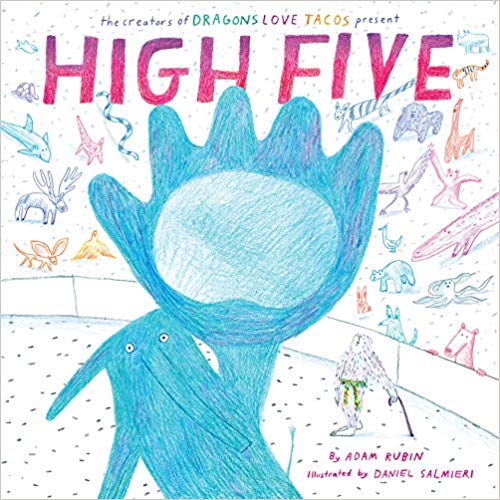 Book cover for High Five as an example of kindergarten books