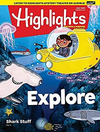 Sample issue of Highlights for Children magazine as an example of best magazines for kids