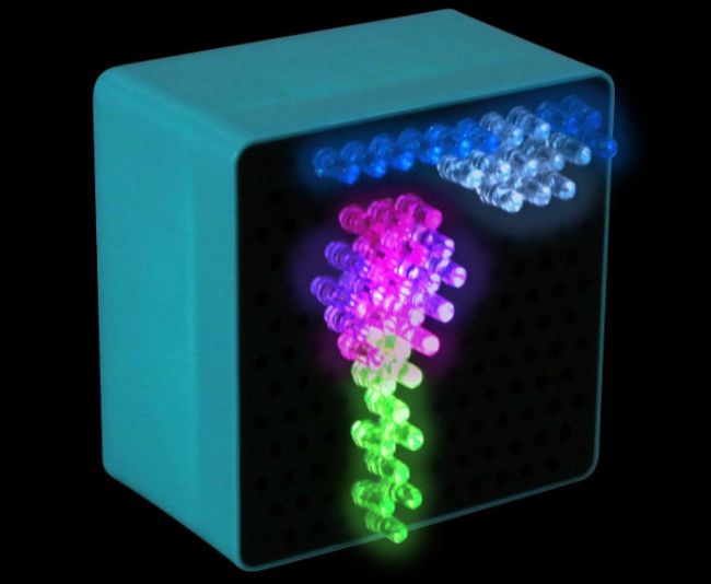 Miniature Light Bright-style box with glowing pegs