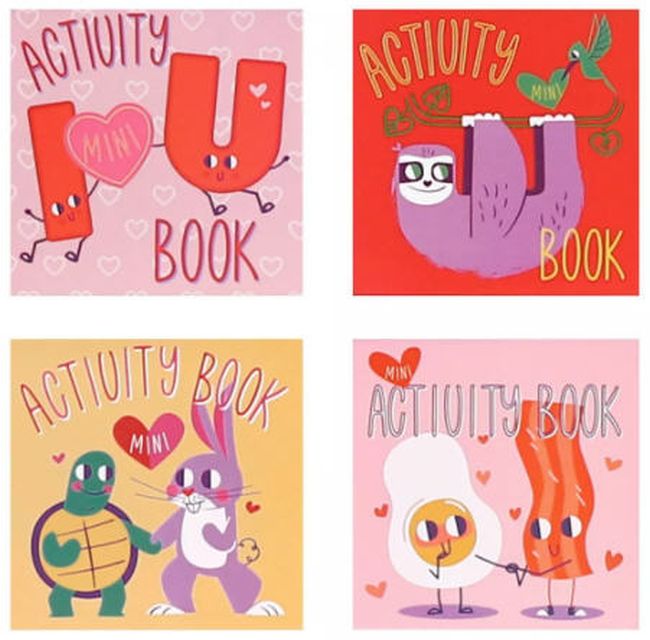 Valentine's Day activity books (Inexpensive Gifts for Students)
