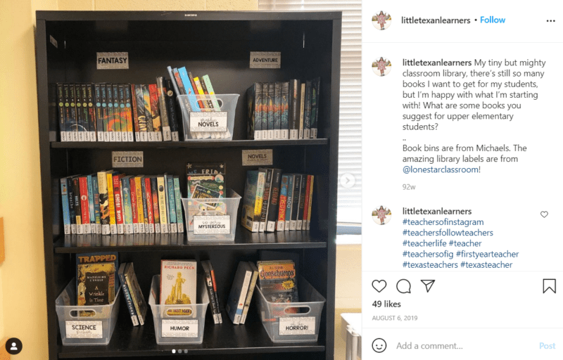 Still of inspiring fifth grade classroom ideas make use of small spaces from Instagram