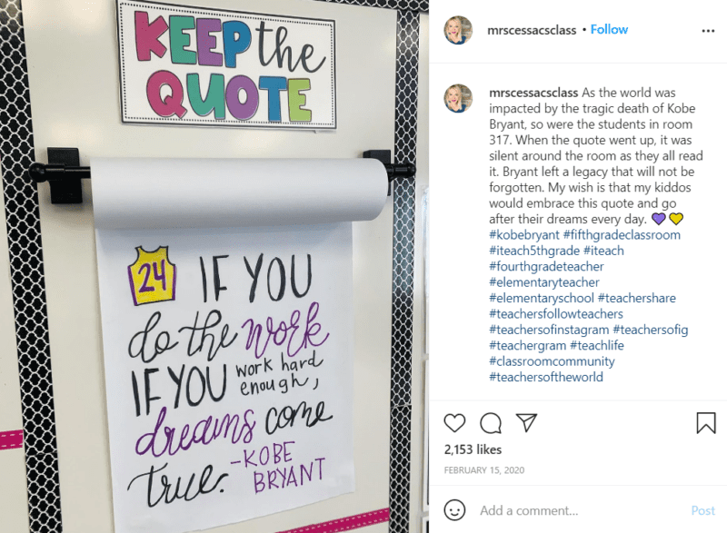 Still of inspiring fifth grade classroom ideas share words of wisdom from Instagram