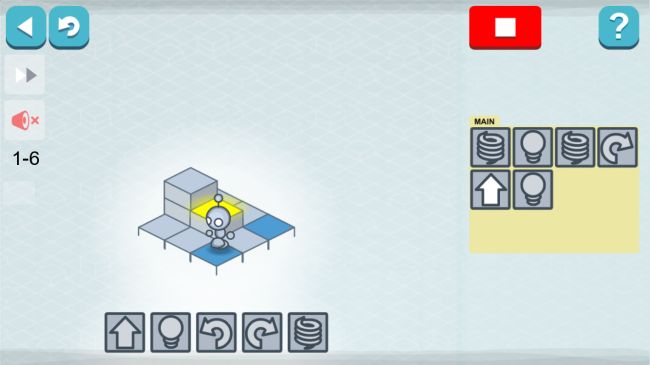 Screenshot from Lightbod iPad game