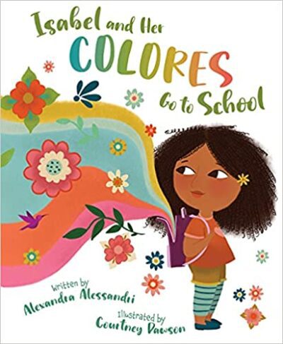 Book cover for Isabel and Her Colores as an example of bilingual books for kids
