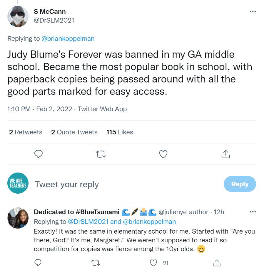 Tweet About Judy Blume