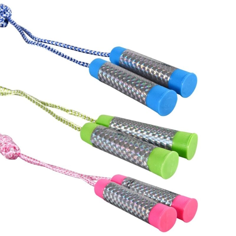 Three pastel jump ropes