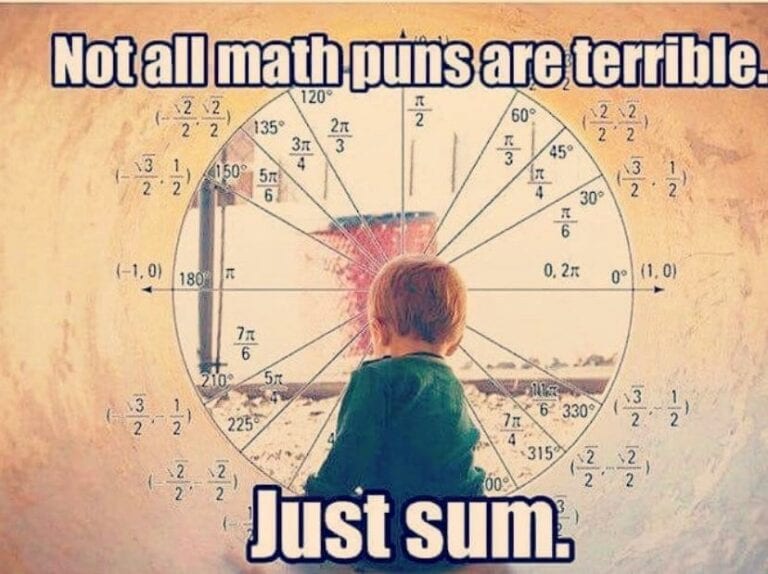 18 Math Teacher Memes That Just Make Sense We Are Teachers   Just Sum Math Puns Meme 768x574 