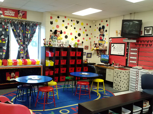 Classroom with mickey mouse theme- preschool classroom themes