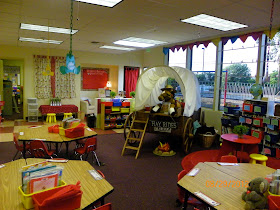 Classroom with wild west theme- preschool classroom themes