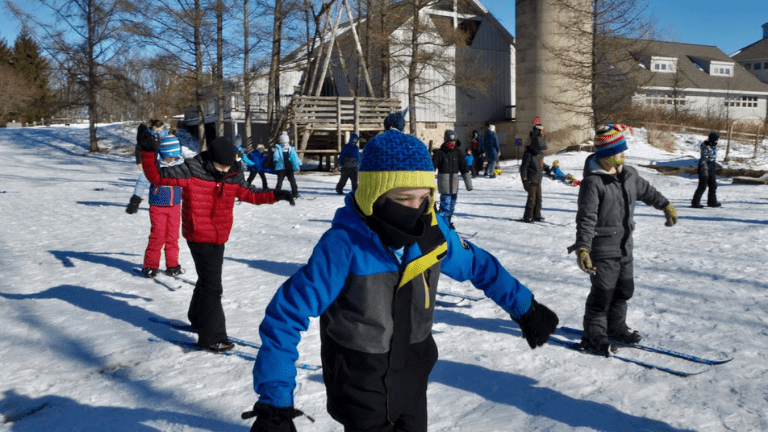 Kids Outside Learning