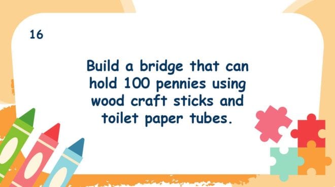 25 Kindergarten STEM Challenges That Little Ones Will Love