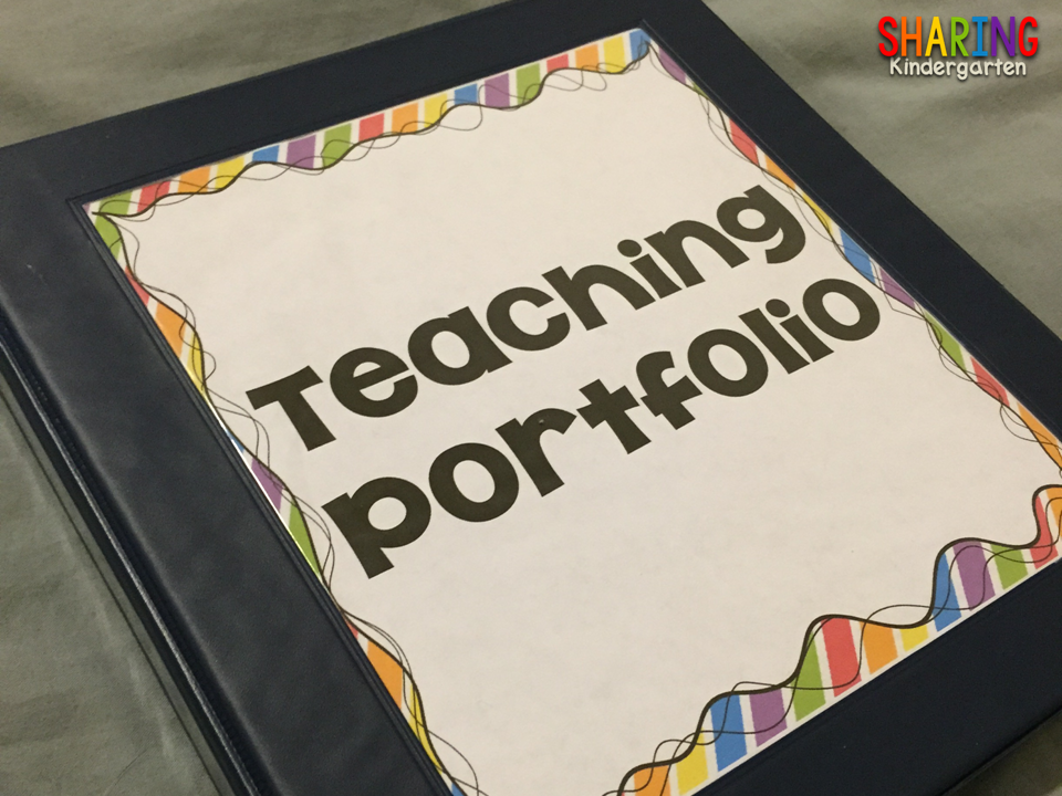 Teaching Portfolio Template Free At Genannabellablog Blog