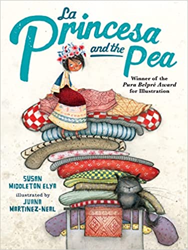 Book cover for La Princesa and the Pea as an example of fairy tale books for kids