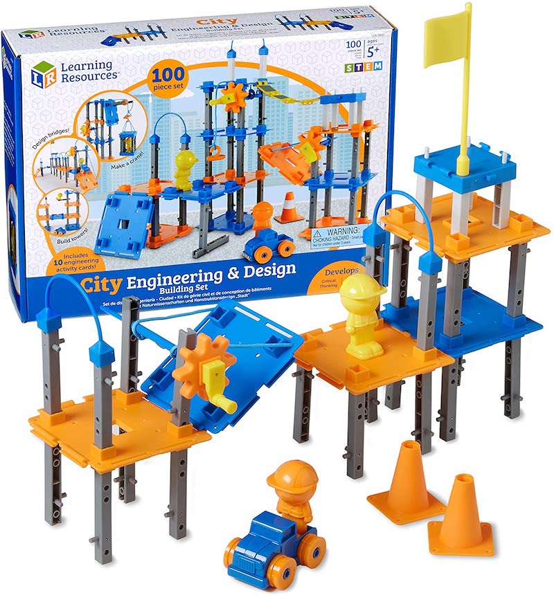 Learning Resources City Engineering and Design Building Set