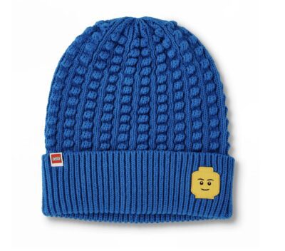 Blue knit beanie for LEGO Collection x Target