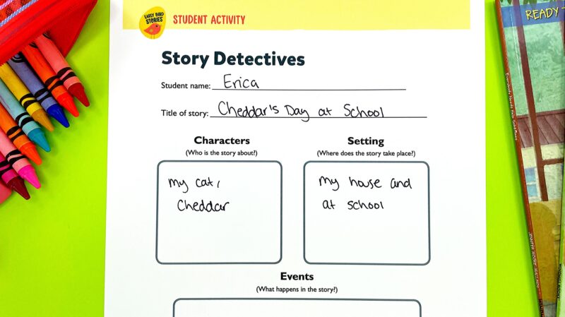 Lerner story detectives worksheet