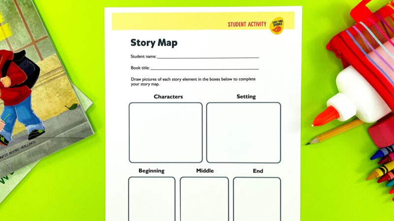 Lerner's Story Map Decodable Worksheets