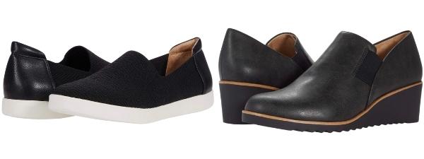 Lifestride Elektra and Zora shoes in black