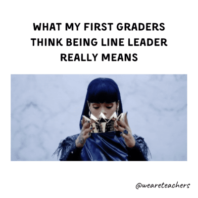 Line leader crown meme