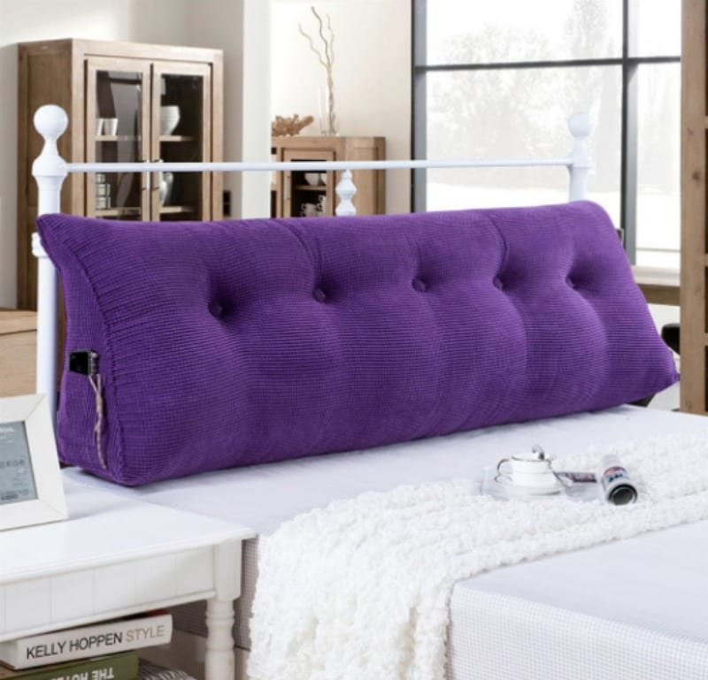 Comfy reading spots long triangle pillow