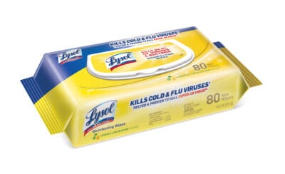 80-ct flat pack of Lysol Disinfecting Wipes