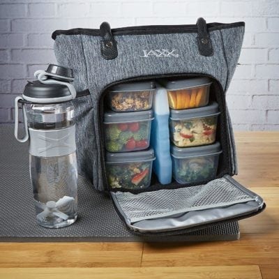 womens lunch bag with containers