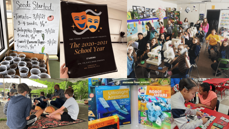 Middle school electives collage