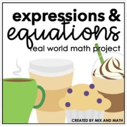 "expressions and equations" by Mix and Math