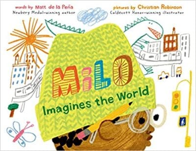 Book cover for Milo Imagines the World as an example of social skills books for kids