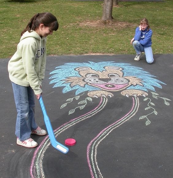 Sidewalk Chalk Activities