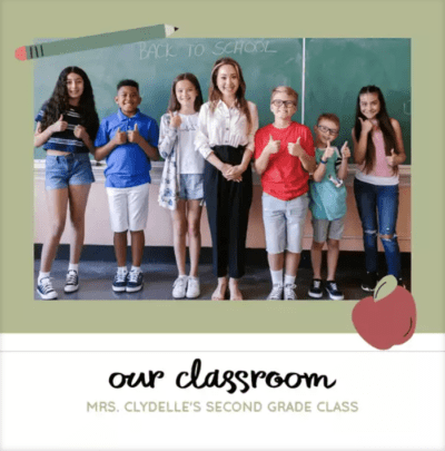 Our classroom photobook cover