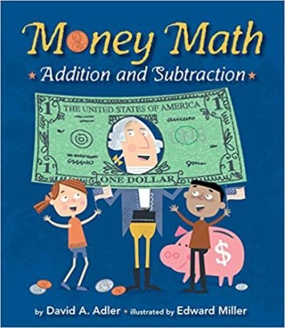 Book cover for Money Math: Addition and Subtraction as an example of second grade books