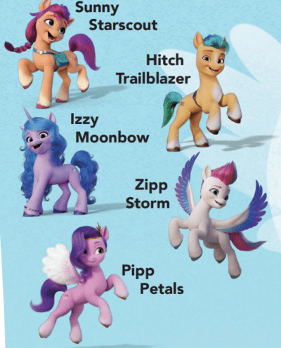 My Little Pony characters, as an example of SEL activities