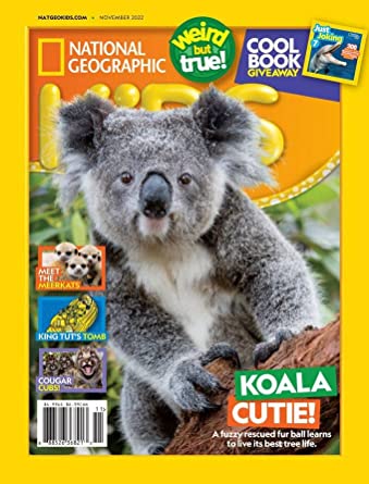 Cover for National Geographic Kids magazine as an example of best magazines for kids