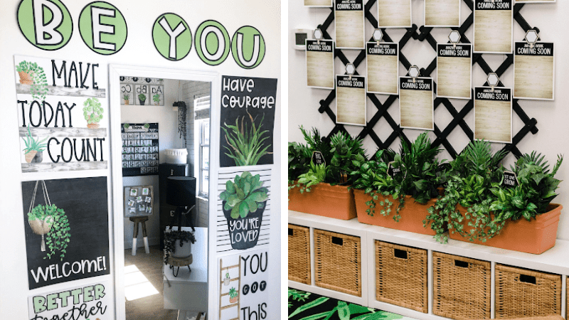 Examples of nature themed classrooms