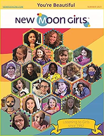 Same issue of New Moon Girls magazine as an example of best magazines for kids