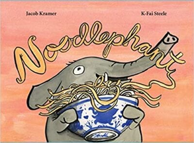 Book cover for Noodlephant as an example of social justice books for kids
