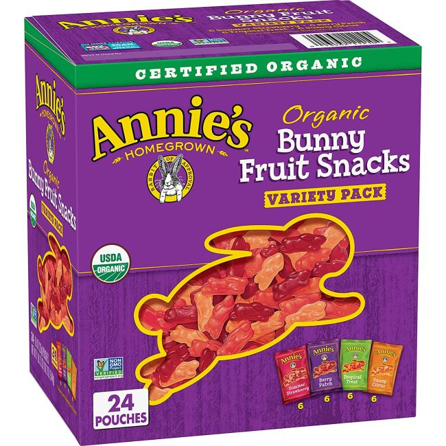 Nut-Free Snacks: Annie's Fruit Bunnies