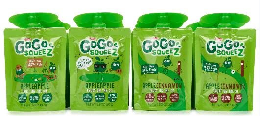 GoGo Squeez applesauce snacks